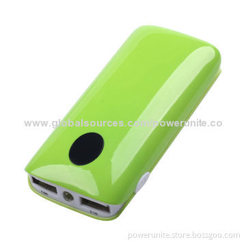 Dual-USB Output Portable Power Station for iPhone, with 5,200mAh Capacity